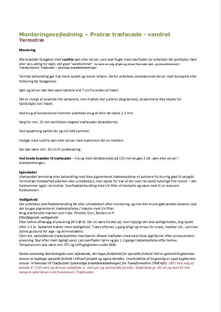 TERRASSEBRÆDER - TERMOTRÆ