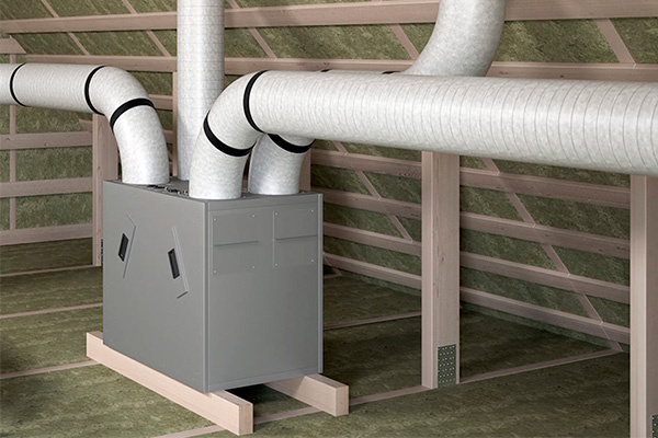 Tidbesparende kanalsystem med høj isolering til boligventilation