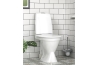 Toilet Nautic 1591 åben s-lås, stor fod, Hygienic Flush