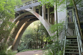 Trappetårn og afskærmning til Bridgewalking på Lillebæltsbroen