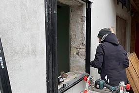 Udfordringer ved renovering løses med Ljungdahl OUTFRAME vinduesfalssystem