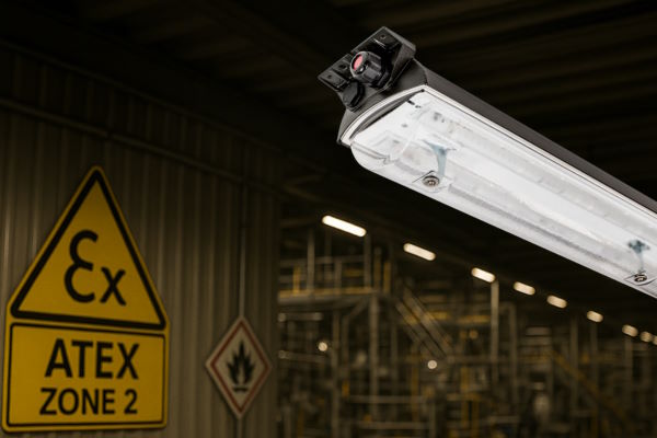 Verdens første af sin slags. ATEX-armatur med sensor og batteribackup