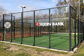 Vestjyllands første udendørs padel-bane