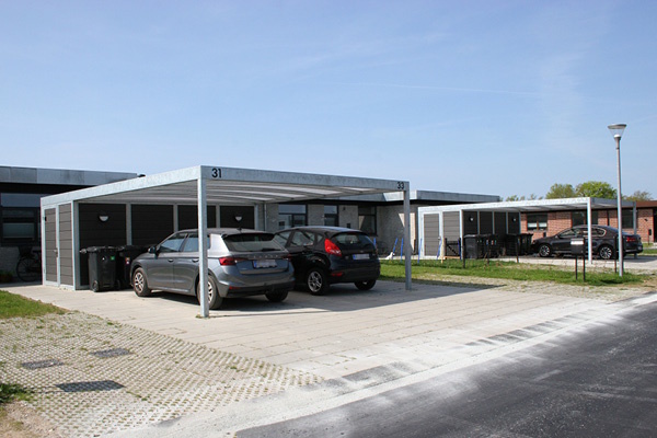Vi leverer tilpassede carportløsninger til enhver type byggeri