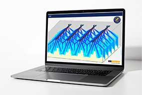 Visualisering af luftfordeling med unik software