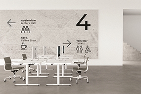 WAYFINDING OG LYDDÆMPNING I ÉN SAMLET LØSNING