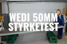 wedi standard plade styrketest